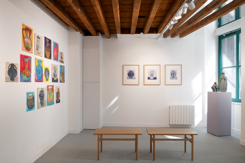 Vue de l’installation SAGA, Commissariat de Rafaela Lopez, Baptiste Masson et David Perreard, La Station, Nice, 2021 Photo JC Lett